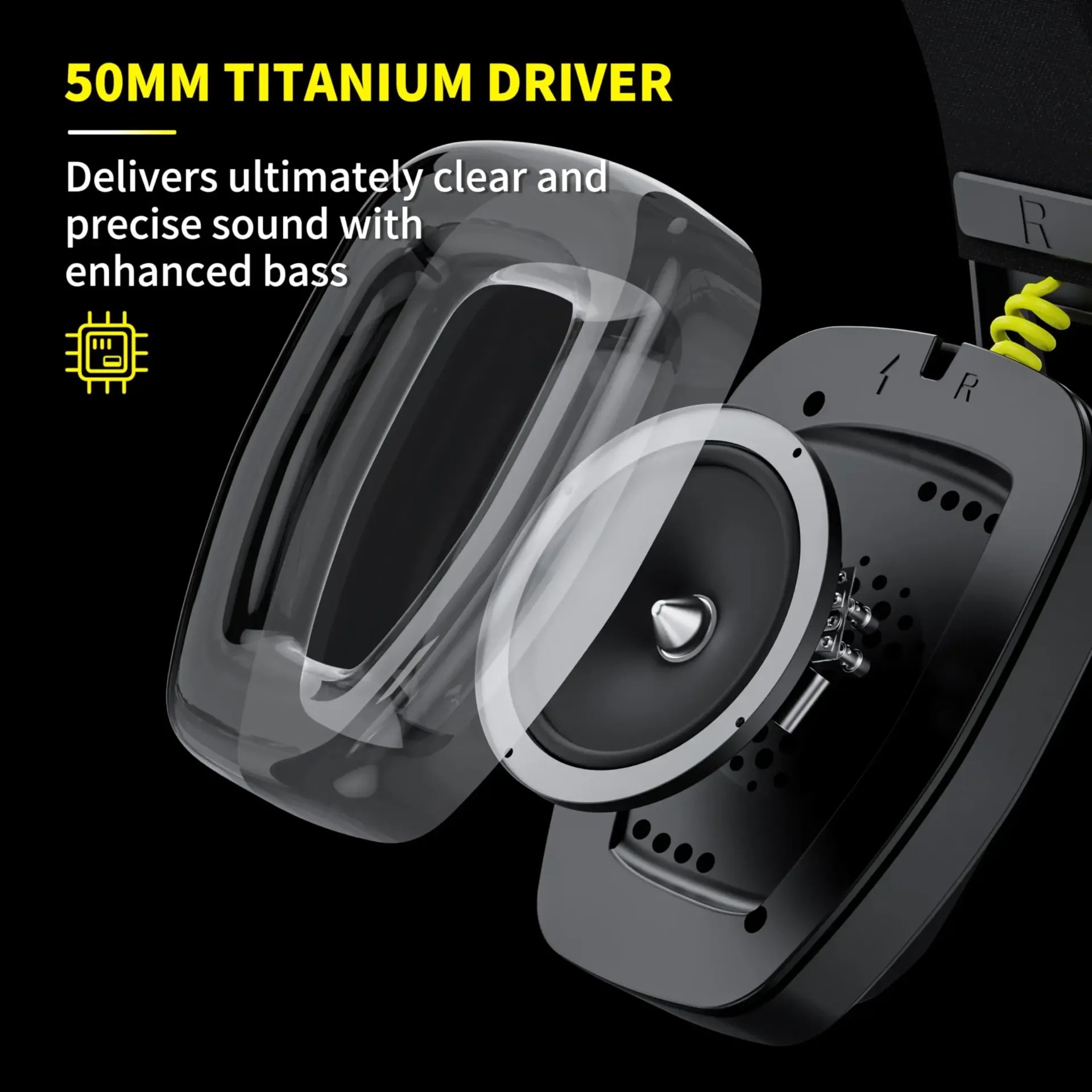 BINNUNE 2.4GHz Wireless Gaming Headset with Mic for PS5 PS4 PC Mac Playstation Bluetooth Gaming Headset with Microphone - Image 4