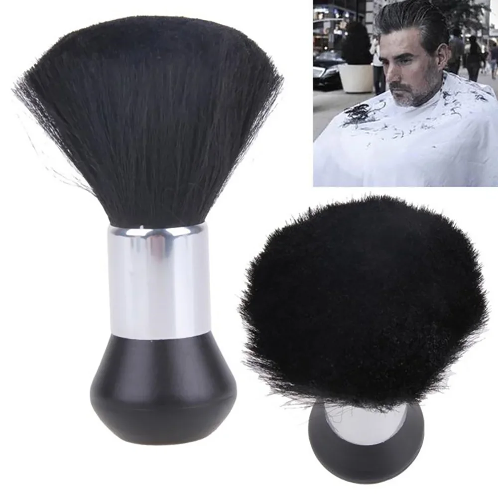 Hairdressing Soft Brush Black Hairdressing Sweeping Neck Hair Cleaning Duster Hair Cutting Brush Barbershop Hair Cut Brush Tools - Image 3