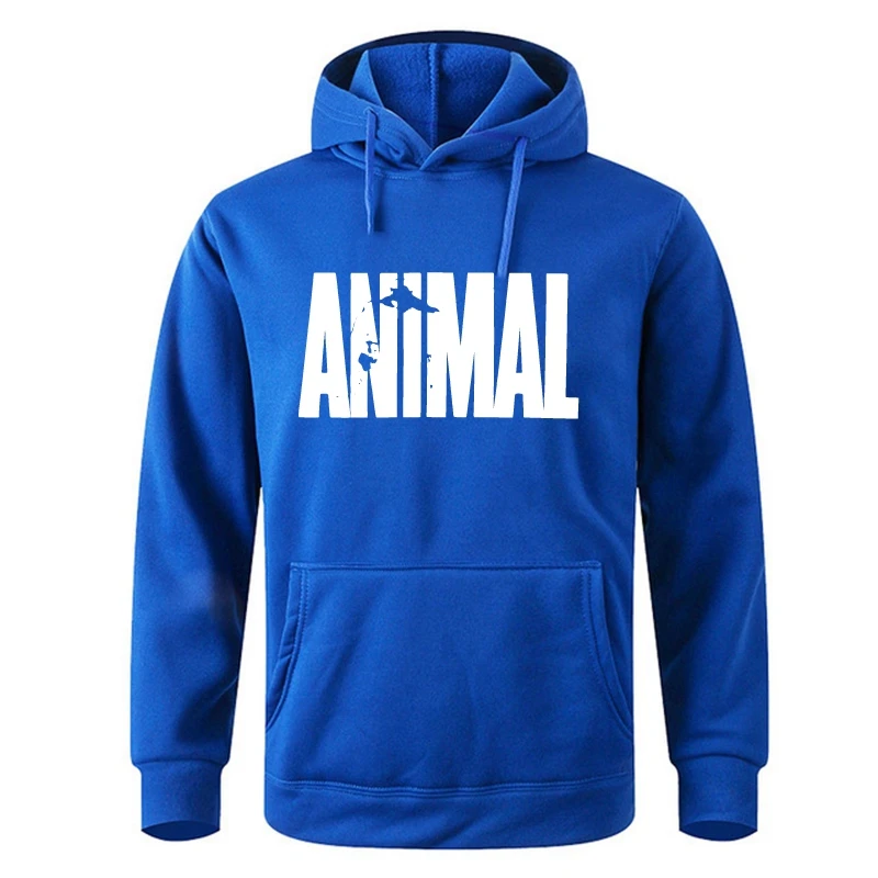 Men Animal Print Hoodie Sweatshirt Tops Men Womnen Fashion Brand Design Pullover Cotton Fleece Hoodies - Image 3