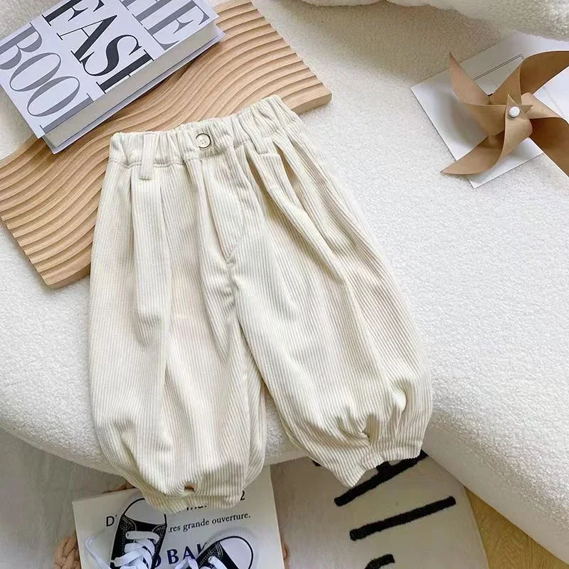 Boys Casual Pants Long Trousers Cotton 2025 Brown Spring Autumn Baby's Kids Pants High Quality Children's Clothing - Image 2