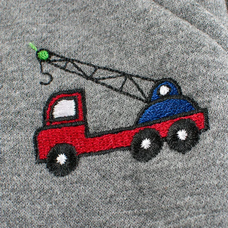 Plus Velvet Sweatpant for Boys 2025 Winter Cartoon Excavator Sports Harem Pants Kids Warm Mid Waist Cotton Trouser Children - Image 5
