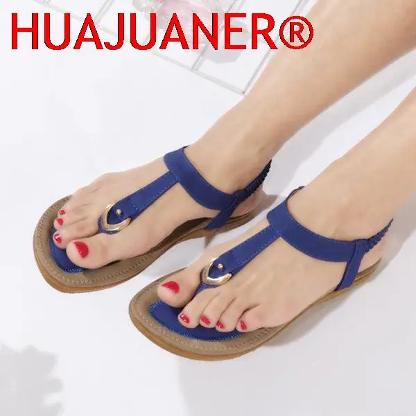 Summer Women Sandals Bohemia Casual Ethnic Shoes Flip Flops Soft Flats Woman Comfortable Plus Size Wedge Sandalias Zapatos Mujer - Image 6