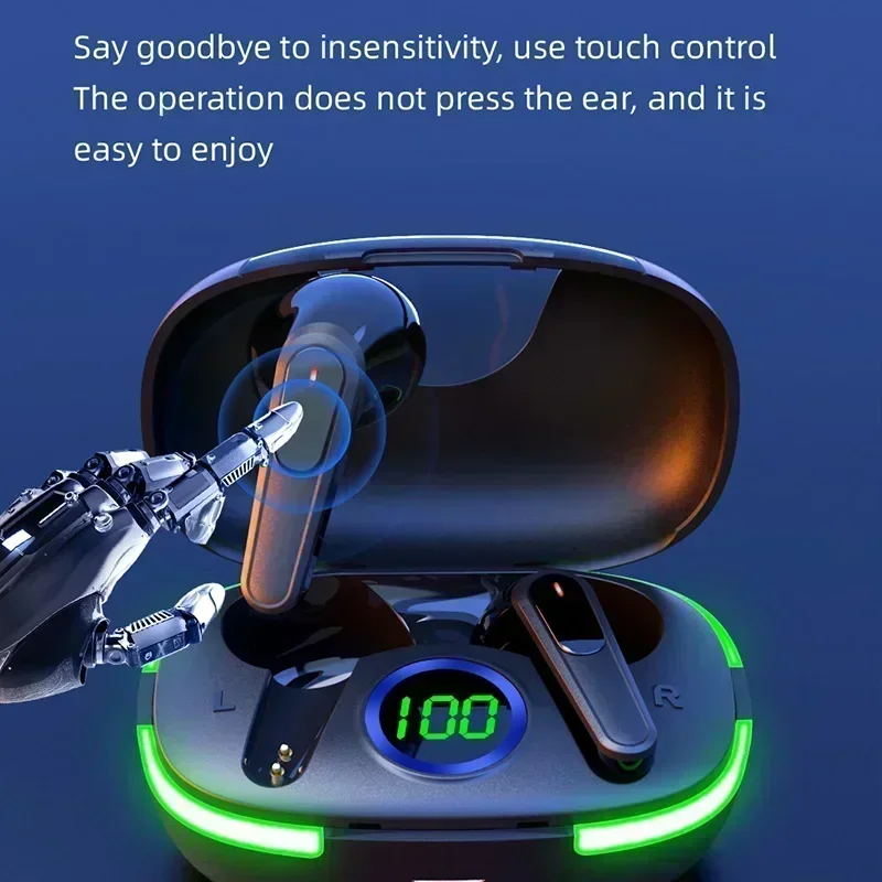 Pro80 TWS Wireless Earphones Bluetooth 5.1 Fone Headphones Sports Headset Touch Control Earbuds with Microphone for Smartphones - Image 2
