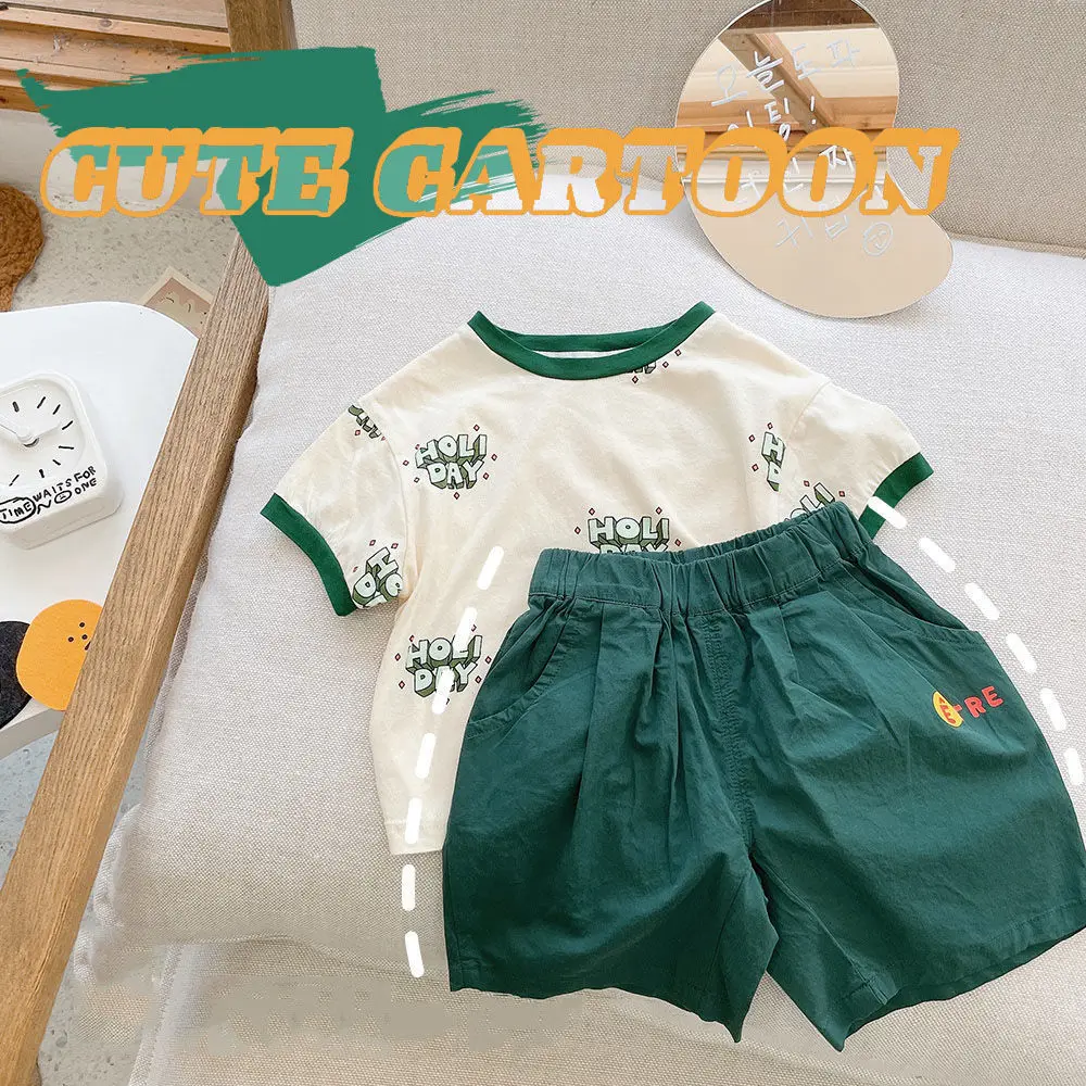 Baby Summer Shorts Classic All-Matching Cotton Thin Pocket Print Toddler Boys Fifth Pants Simple Solid Kids Boys Shorts - Image 4