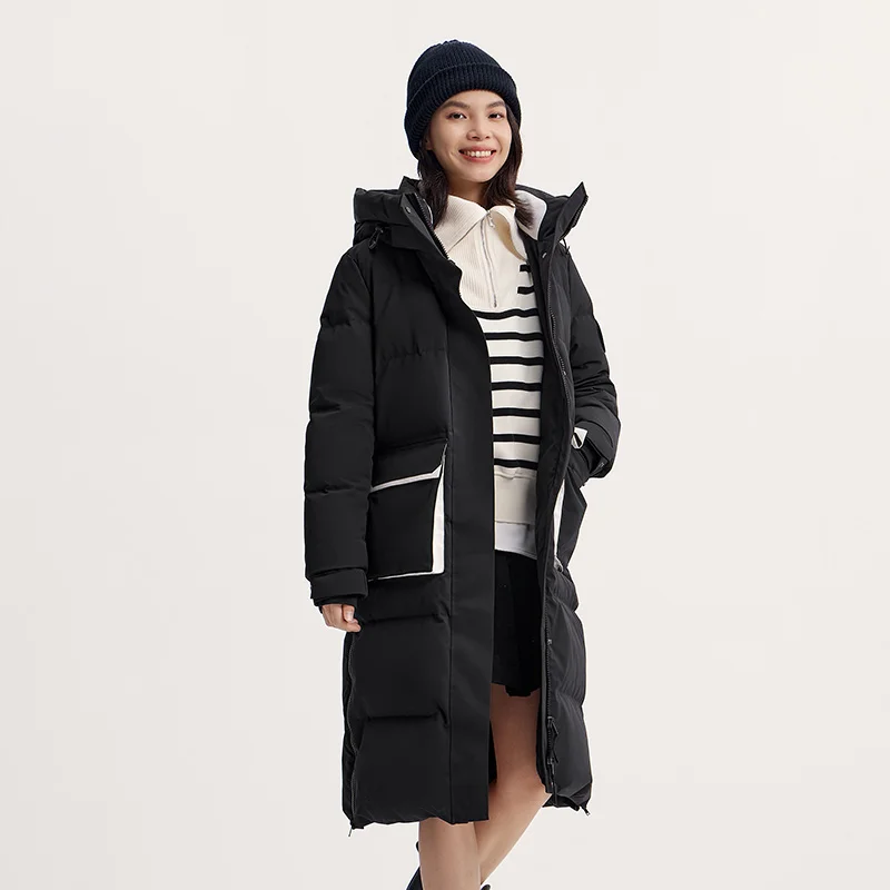 Semir Long Down Jacket 2024 Winter New Windproof Warm Loose Casual Jacket - Image 6