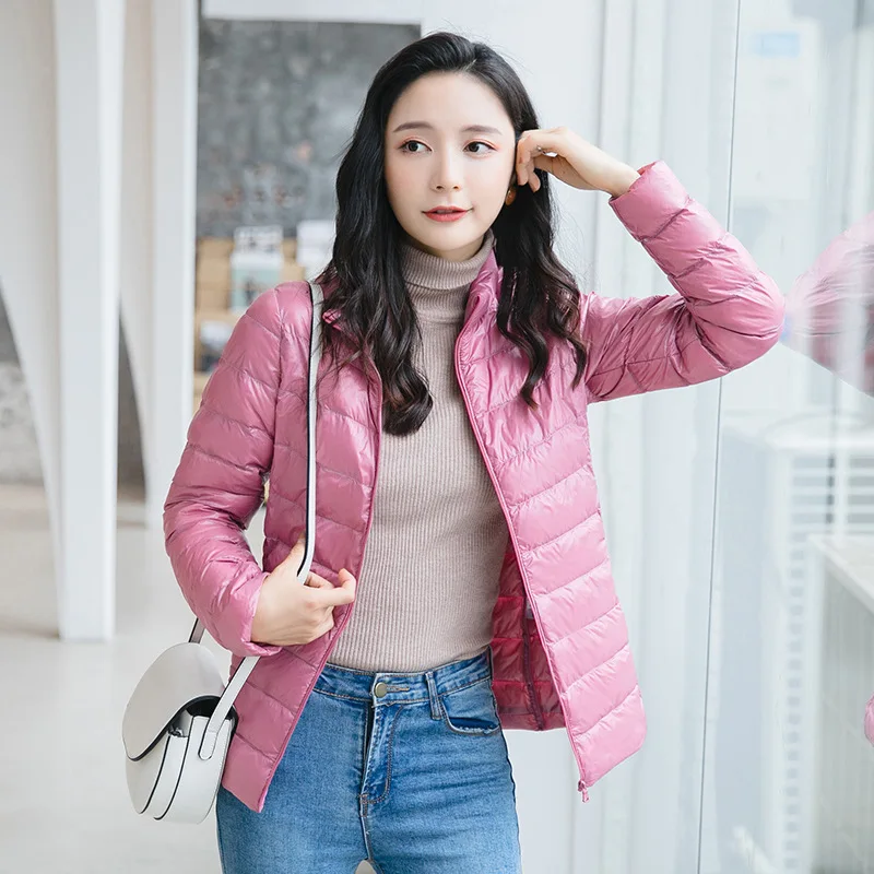 Women Spring Jacket Fashion Short Ultra Lightweight Packable Puffer Coats 15 Colors Female Down Warm Korean Slim Fit Parkas 5XL - Image 5