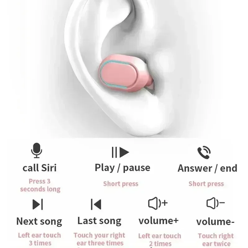E7s Tws Gaming Headset Bluetooth Earphones Earbuds Blutooth Earphone Wireless Hearing Aids Sport EarBuds Hifi headphones - Image 5