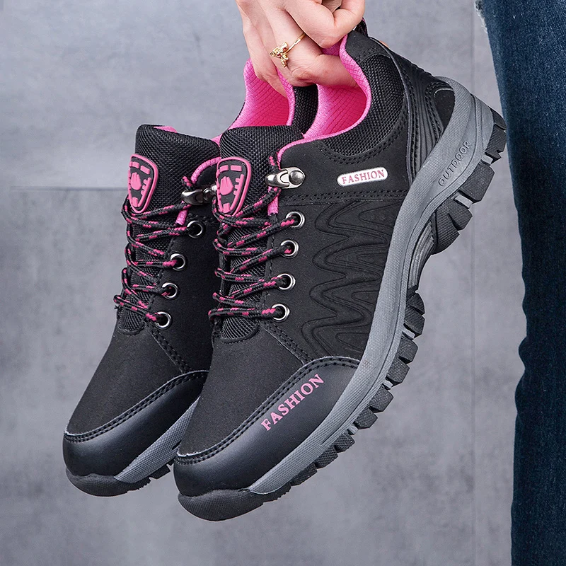 Spring and Autumn Mountaineering Shoes Fashion Women's Hiking Shoes 2024 Comfortable Outdoor Sports Anti Slip Walking Shoes - Image 3