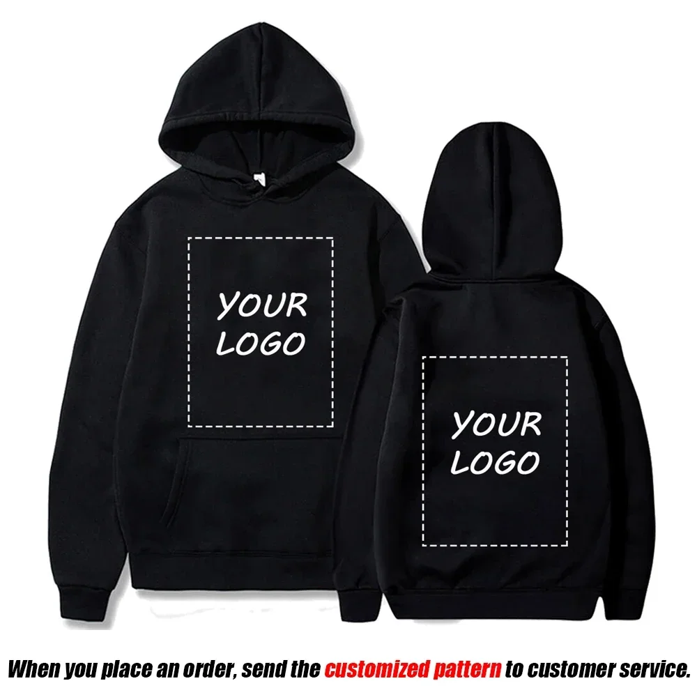 Hot Sale Custom Hoodie Sweatshirts Men Design Your Logo Fleece Hooded Clothes Women Harajuku Outerwear Y2k Size Hoody XS-3XL - Image 2