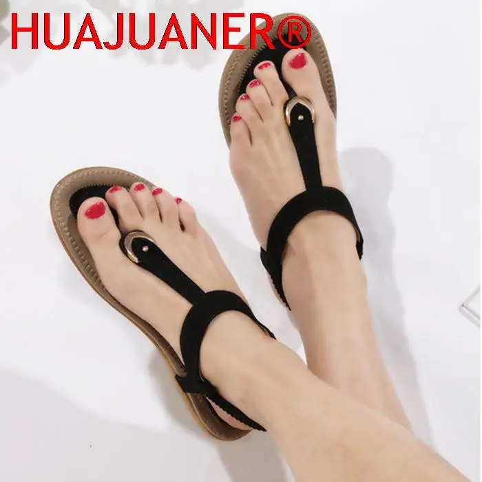 Summer Women Sandals Bohemia Casual Ethnic Shoes Flip Flops Soft Flats Woman Comfortable Plus Size Wedge Sandalias Zapatos Mujer - Image 5