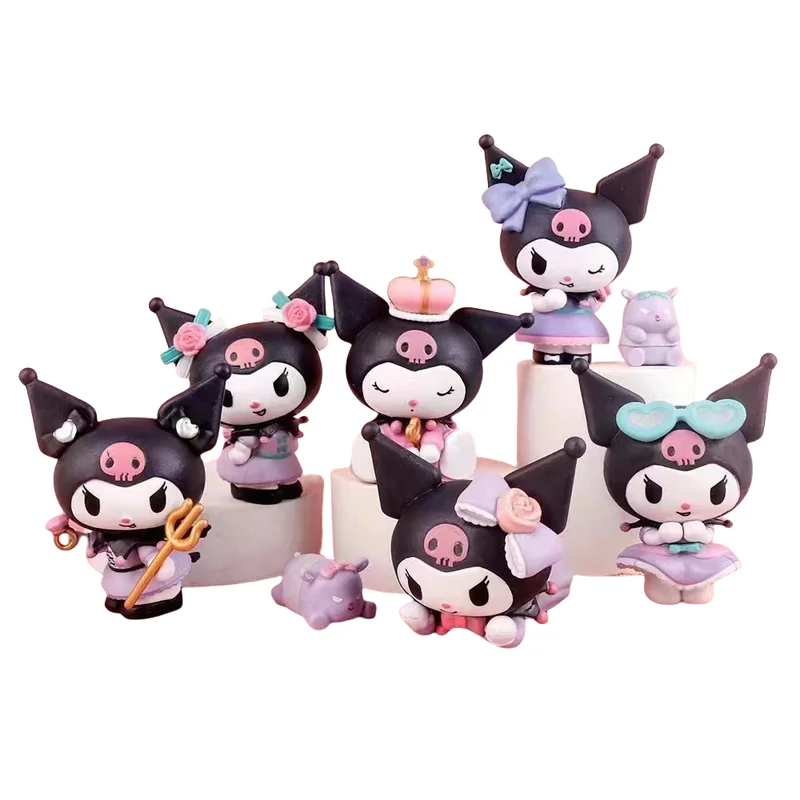 Cute Cosplay Rabbit Figurines My Melody Figures Kuromi Mystery Box Model Toys Anime Cute Cinnamoroll Twin Stars Surprise Bag - Image 5
