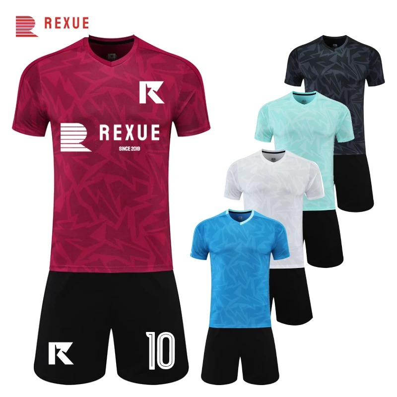 Kids & Men Football Jersey Set – DIY Personalized Custom Team Soccer Uniform 23/24 (2-Piece Sports Suit)