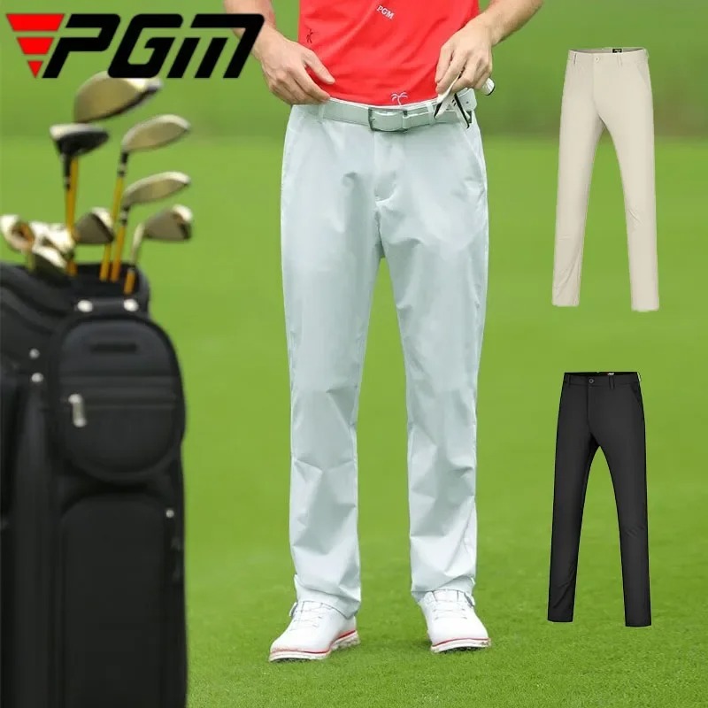 PGM Men Business Golf Trousers Straight Fit Breathable Quick Dry Pants - Image 6