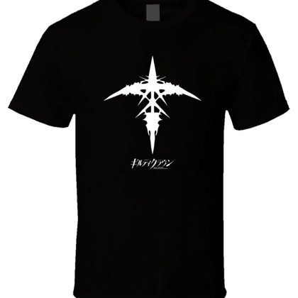 Men’s 3D Anime T-Shirt Guilty Crown Kings Mark Funny Short Sleeve Cotton Tee