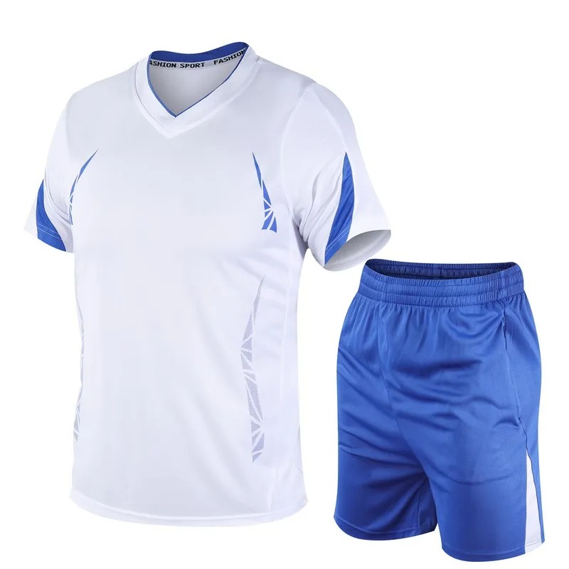 Plus Size Men Tracksuit Set – 2PCS Sweatshirt Shorts Suit - Image 5