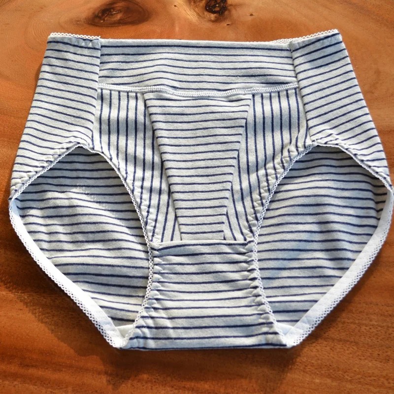5 Pack Women High Waist Cotton Panties Soft Comfortable Briefs