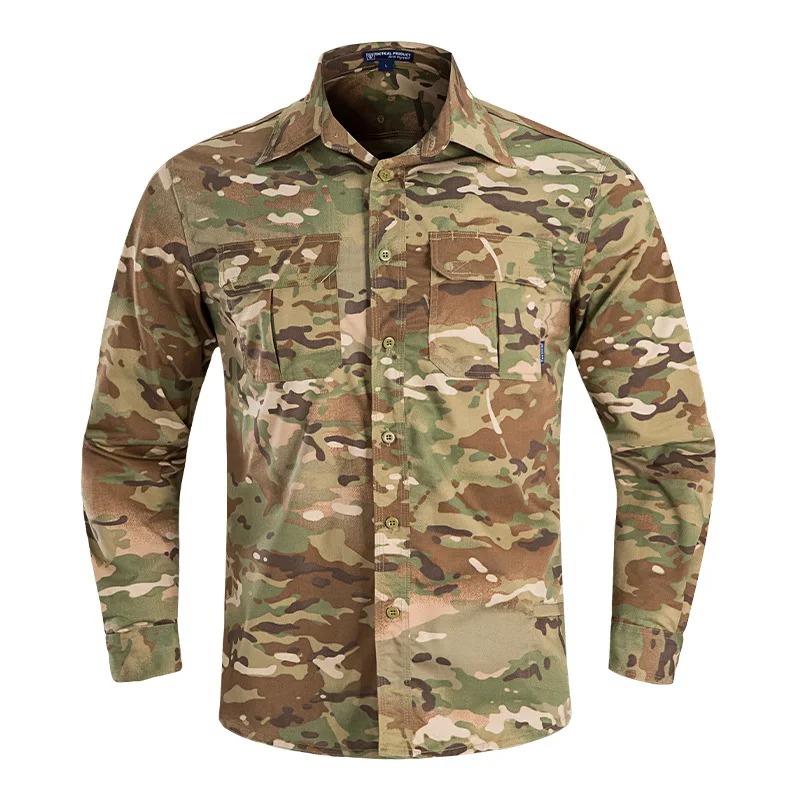 Men Outdoor Quick-Dry Tactical Shirt - Image 2