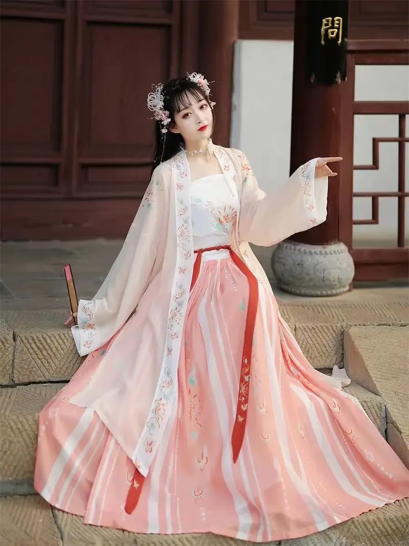 Hanfu Song Dynasty Jacket Dress Elegant Traditional Chinese Costume - Image 5