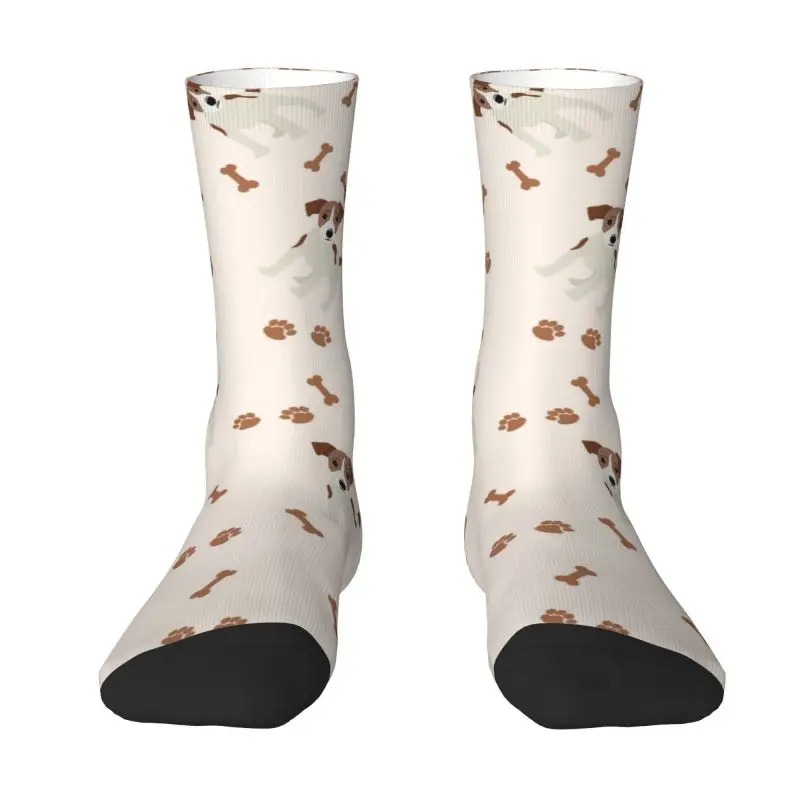 Jack Russell Terrier Crew Socks – Funny Dog Tattoo Novelty Socks for Men & Women - Image 4