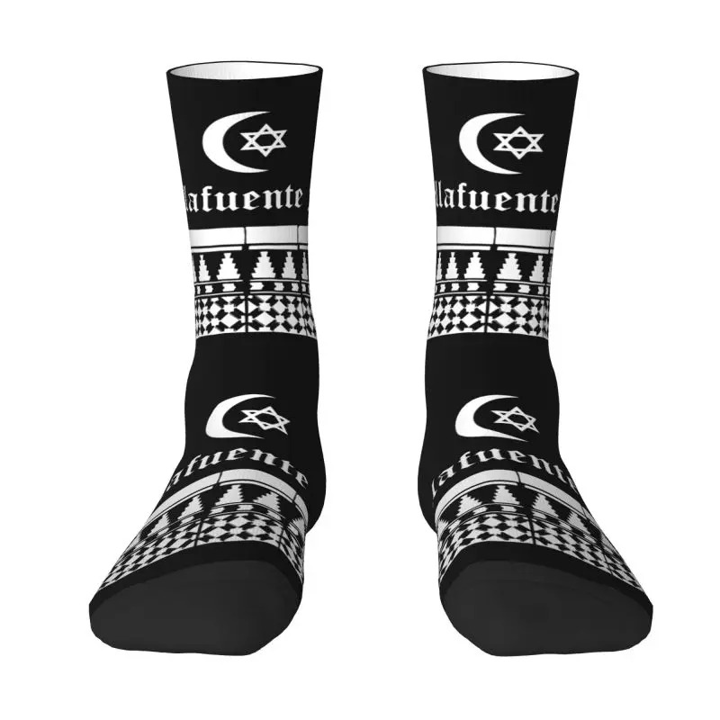 Dellafuente Rapper Crew Socks – Cool 3D Printed Dress Socks for Men & Women - Image 5