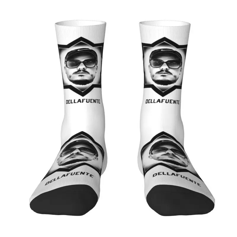 Dellafuente Rapper Crew Socks – Cool 3D Printed Dress Socks for Men & Women - Image 6