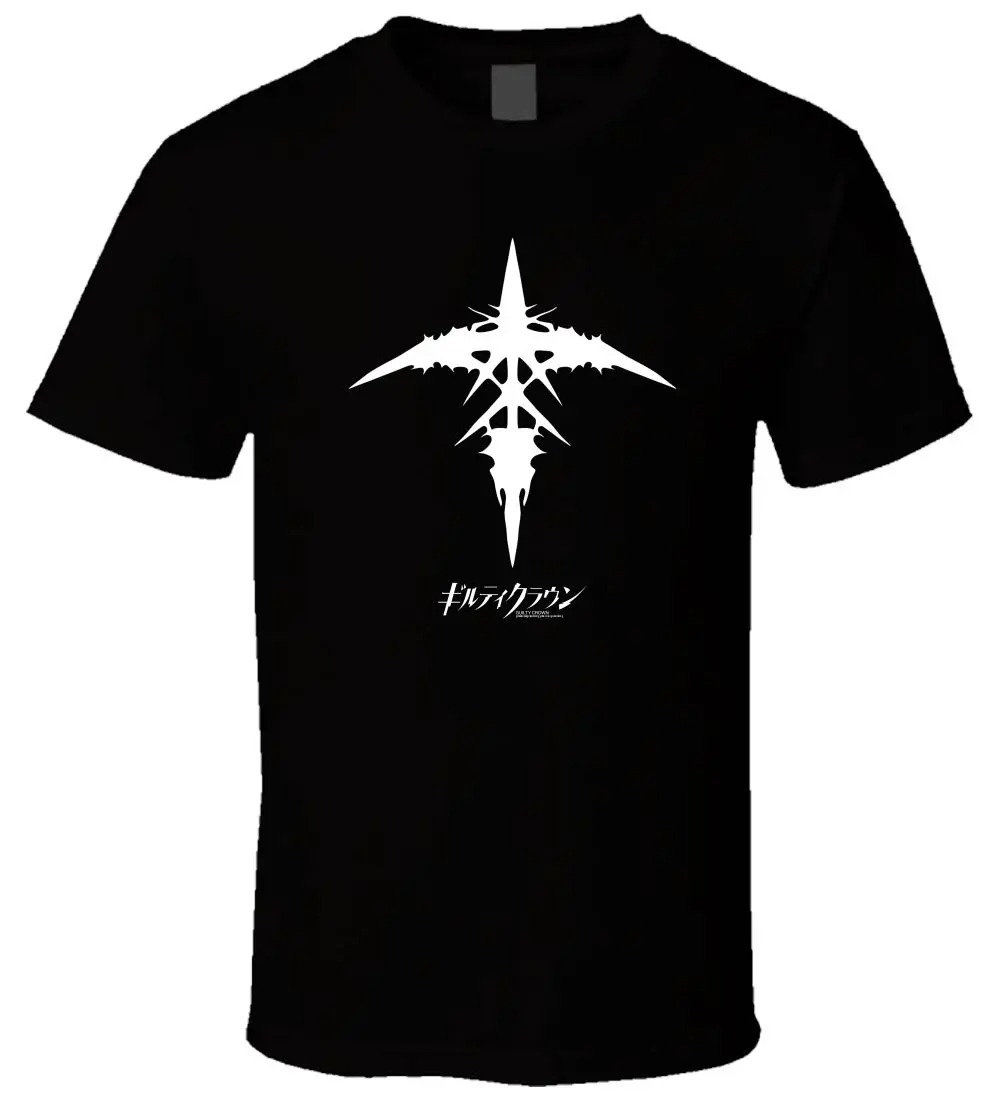Men’s 3D Anime T-Shirt Guilty Crown Kings Mark Funny Short Sleeve Cotton Tee - Image 2