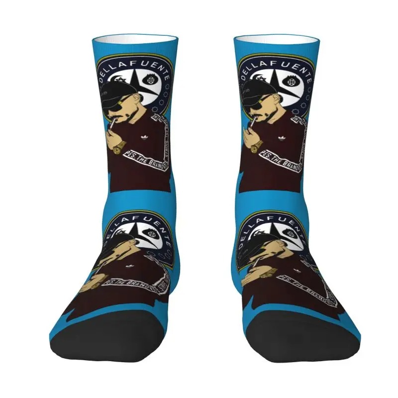 Dellafuente Rapper Crew Socks – Cool 3D Printed Dress Socks for Men & Women - Image 2