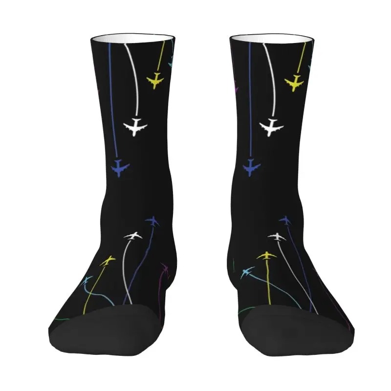 Supermarine Spitfire Crew Socks – Fighter Aircraft Novelty Dress Socks for Men & Women - Image 5