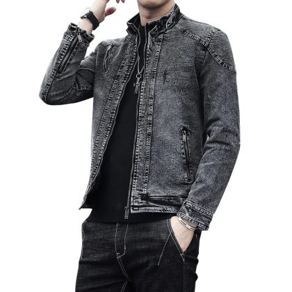 Men’s Autumn Winter Cotton Jacket – Vintage Casual Fleece-Lined Warm Coat