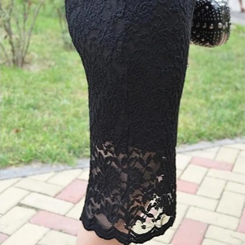 TIYIHAILEY Women’s Knee Length Lace Pencil Skirt Elegant Formal Plus Size 5XL Summer 2026 - Image 5