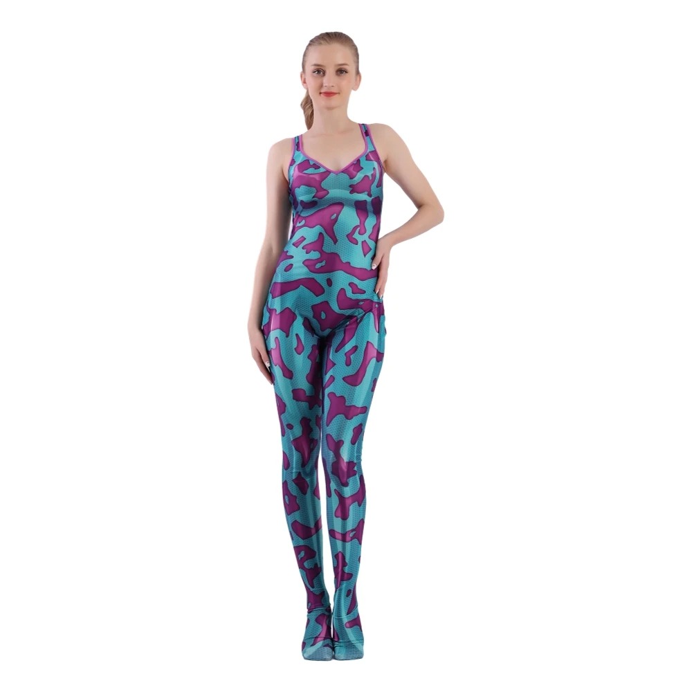 Women My Hero Academia Ashido Mina Cosplay Bodysuit | 3D Printed Spider Zentai Superhero Jumpsuit Costume