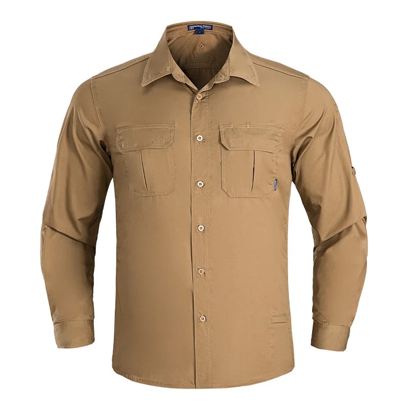 Men Outdoor Quick-Dry Tactical Shirt - Image 6