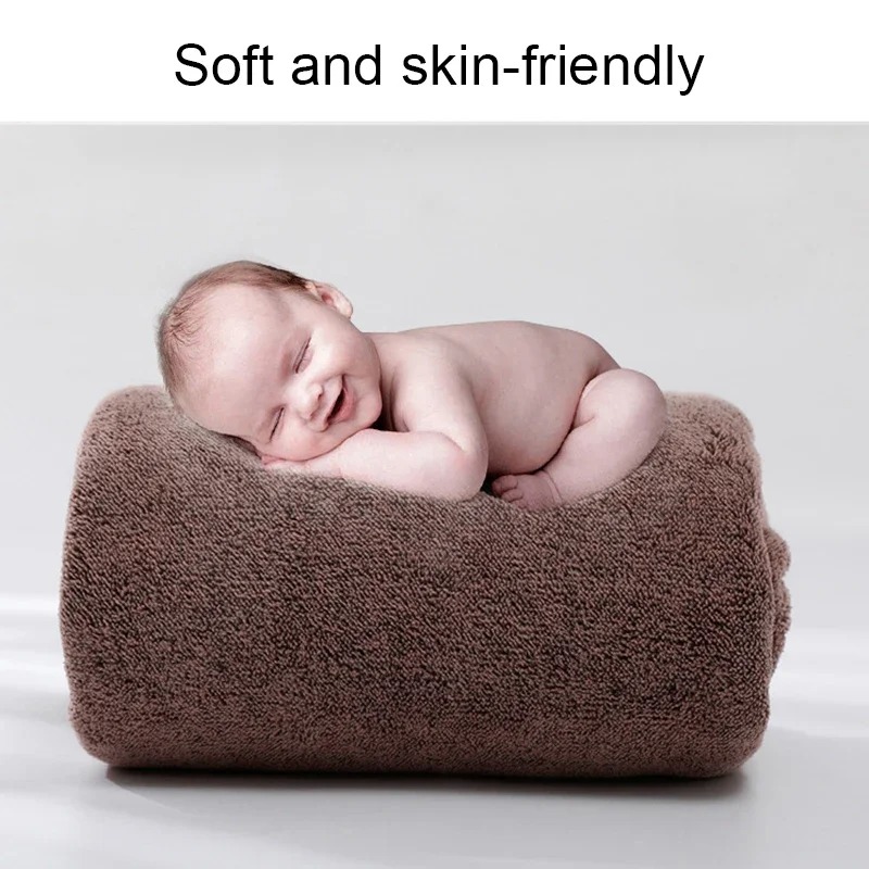 Women Bamboo Fiber Wearable Bath Towel Wrap Bathrobe - Image 5