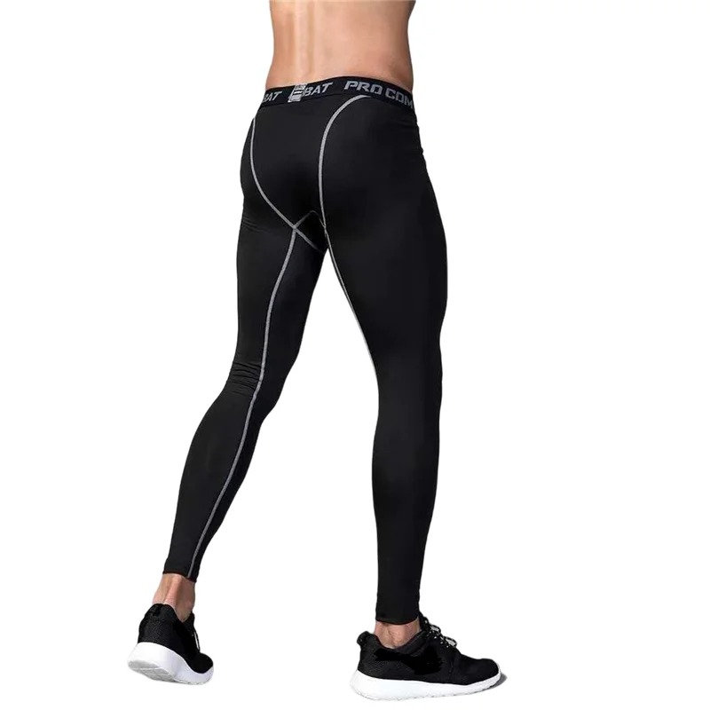 Men Thermal Undershirt Winter Thin Fleece Elastic Compression Sports Wear - Image 6