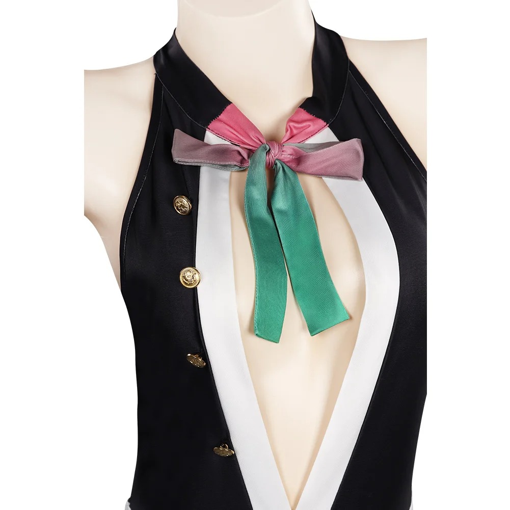 Kanroji Mitsuri Anime Cosplay Swimwear | Girls Mitsuri Swimsuit Costume Dress - Image 4