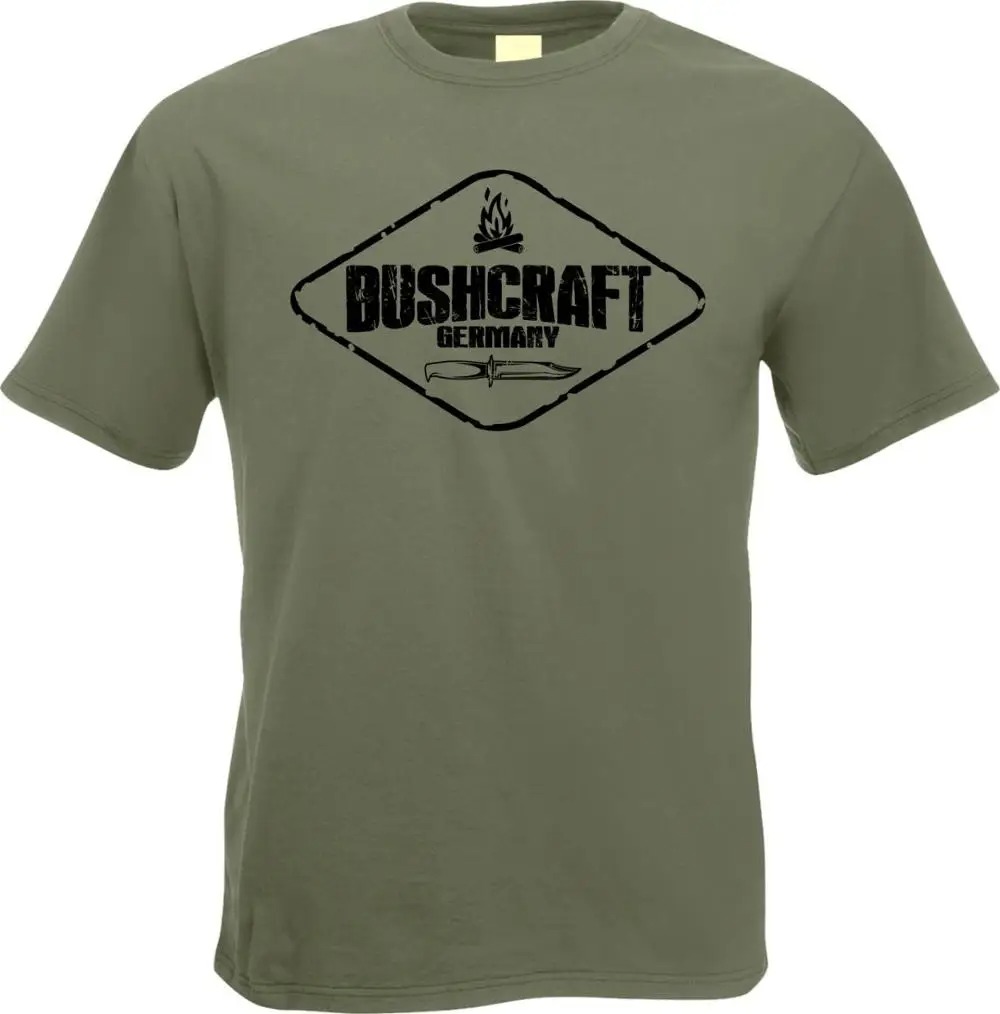 Hot Sale Men’s Bushcraft Trekking T Shirt Summer Adventure Nature Outdoor Short Sleeve Tee
