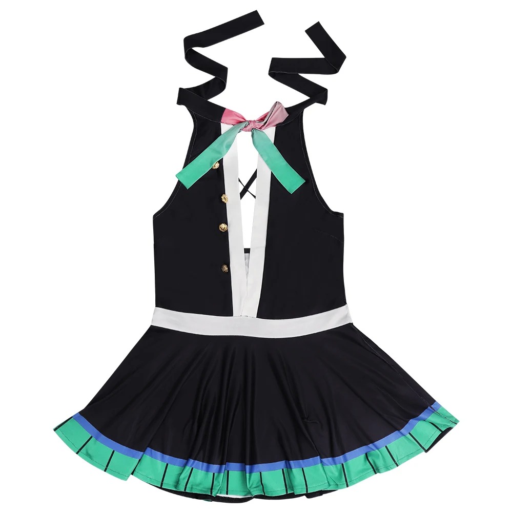 Kanroji Mitsuri Anime Cosplay Swimwear | Girls Mitsuri Swimsuit Costume Dress - Image 2