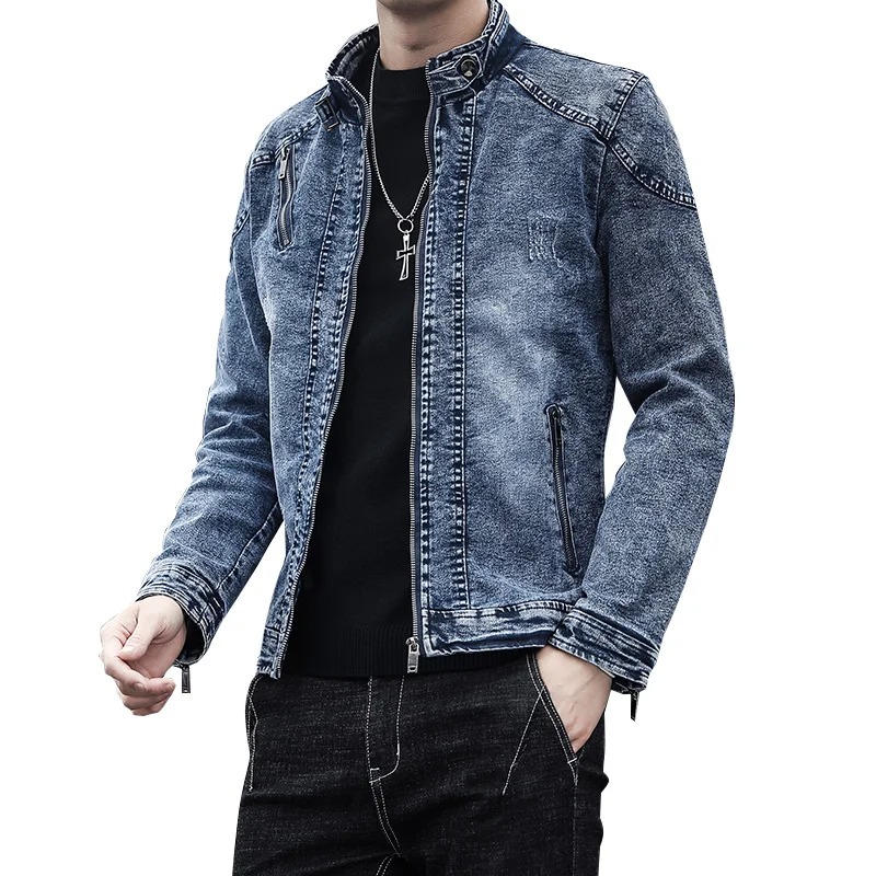 Men’s Autumn Winter Cotton Jacket – Vintage Casual Fleece-Lined Warm Coat - Image 3