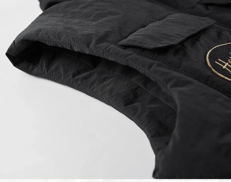 Men’s Winter Down Cotton Vest – Thick Warm Sleeveless Cargo Waistcoat Windbreaker (Up to 6XL) - Image 2