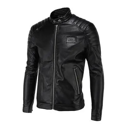 Calipso Ogygia Men’s Faux Leather Pilot Jacket – Sequined Air Force Style Coat with Fur Lining (Up to 5XL) - Image 2
