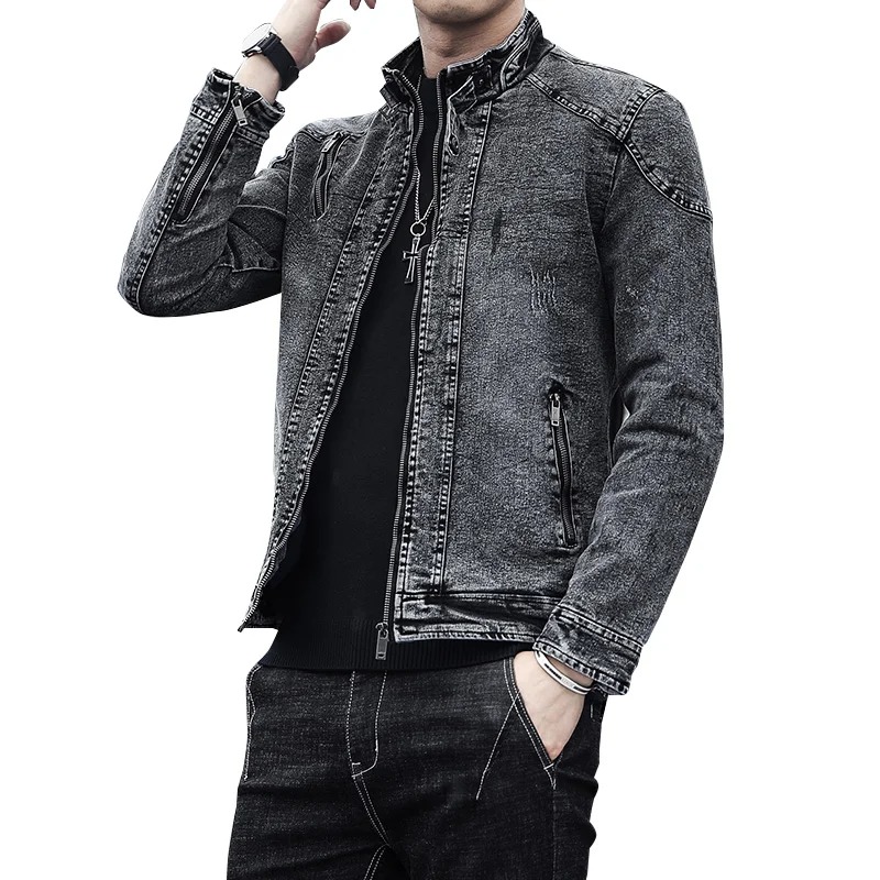 Men’s Autumn Winter Cotton Jacket – Vintage Casual Fleece-Lined Warm Coat - Image 4