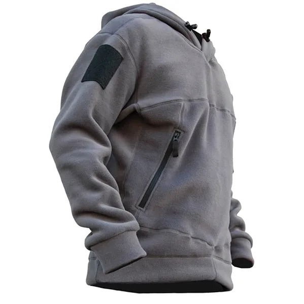 Men Tactical Fleece Jacket – Windproof Outdoor Winter Coat - Image 3