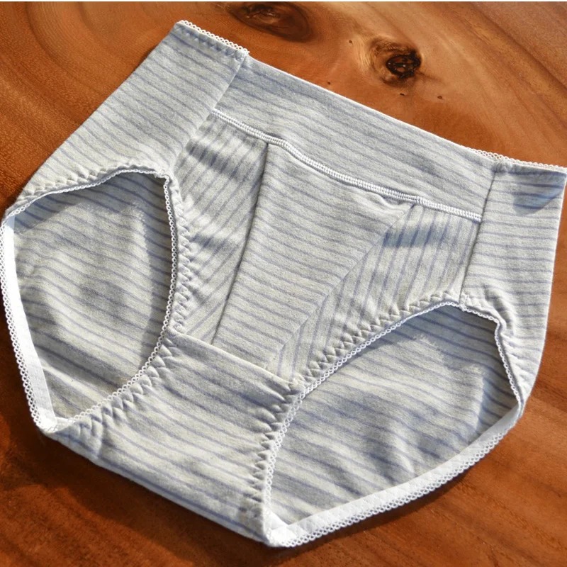 5 Pack Women High Waist Cotton Panties Soft Comfortable Briefs - Image 3